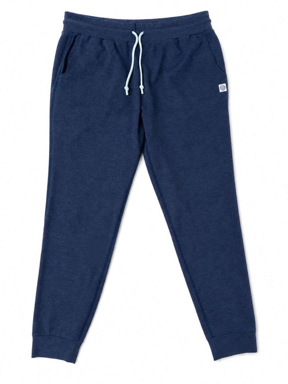 Rhoback Tempo Performance Joggers Medium Navy VSoft Drawstring Athletic Pants